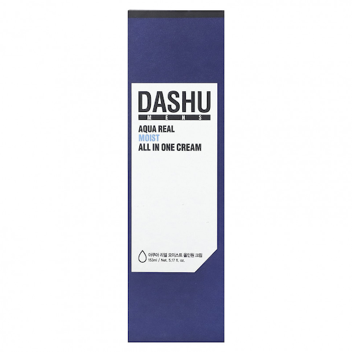 Dashu, Mens, увлажняющий крем Aqua Real All In One, 153 мл (5,17 жидк. Унции) #1