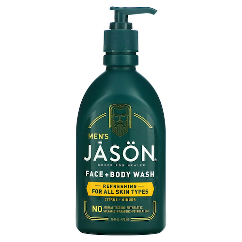 Jason Natural, Гель для душа и тела для мужчин, цитрус и имбирь, 473 мл (16 жидк. Унций) #1