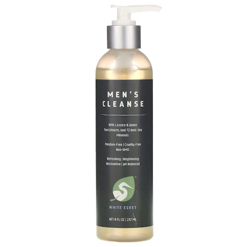 White Egret Personal Care, Men's Cleanse, 237 мл (8 унций) #1