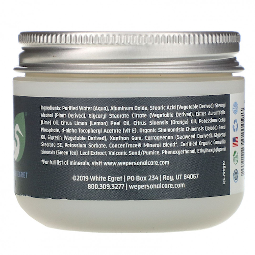 White Egret Personal Care, Мужской скраб, 59 мл (2 унции) #1