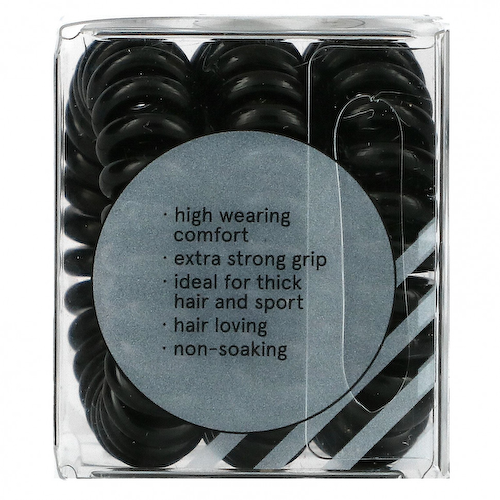 Invisibobble, Power, Strong Grip, кольцо для волос, черный, 3 шт. В упаковке #1
