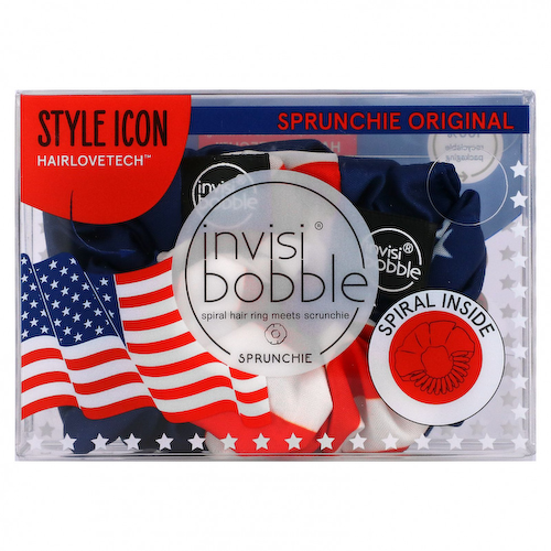 Invisibobble, Sprunchie Original, американский флаг, 2 шт. #1