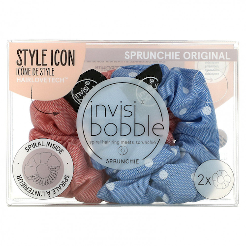 Invisibobble, Sprunchie Original, Dots It / No Morals But Corals, 2 шт. #1