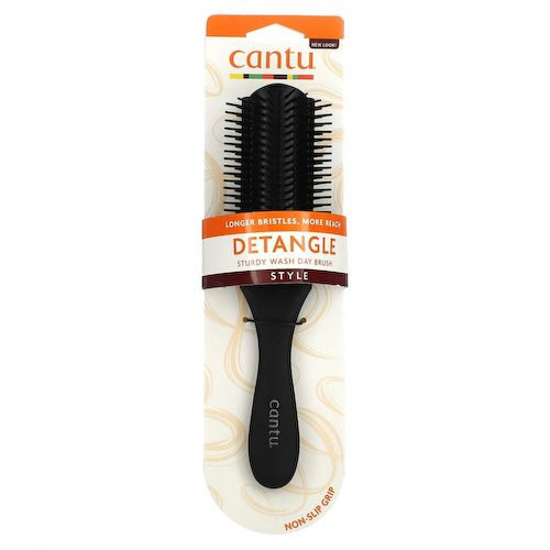 Cantu, Detangle, прочная дневная щетка, черная, 1 шт. #1