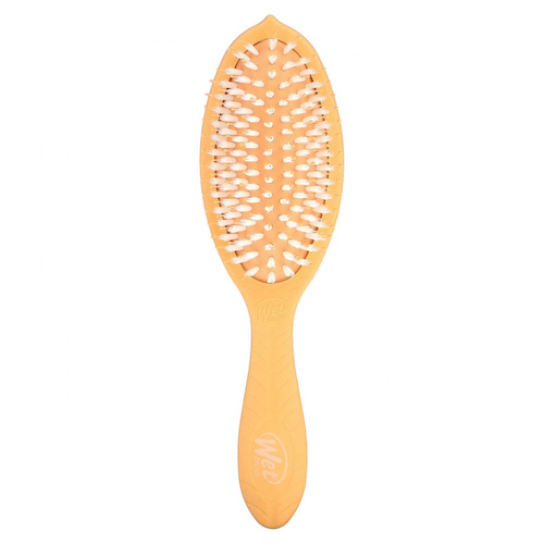 Wet Brush, Go Green ™, кисть для ухода и блеска с кокосовым маслом, апельсин, 1 шт. #1