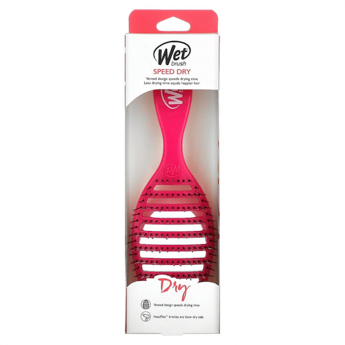 Wet Brush, Расческа для быстрой сушки волос, Розовая, 1 расческа #1