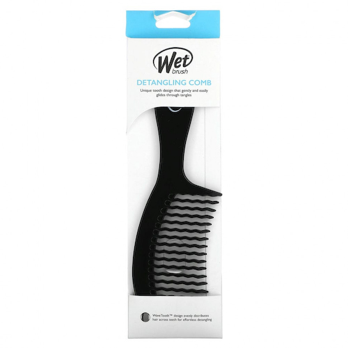 Wet Brush, Расческа для распутывания волос, черный, 1 гребешок #1