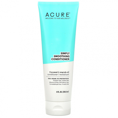 Acure, Кондиционер Simply Smoothing, масло кокоса и марулы, 236,5 мл (8 жидк. Унций) #1