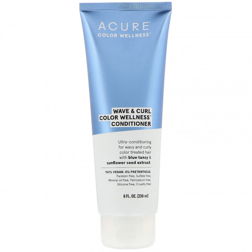 Acure, Wave & Curl Color Wellness, кондиционер для волнистых и кучерявых волос, 236 мл (8 жидк. унций) #1