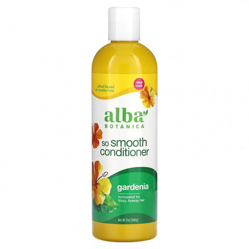Alba Botanica, So Smooth Conditioner, кондиционер для вьющихся волос, гардения, 340 г (12 унций) #1