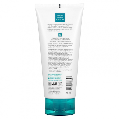 Andalou Naturals, CannaCell, витаминный кондиционер, розмарин и мелисса, 251 мл (8,5 жидк. Унции) #1