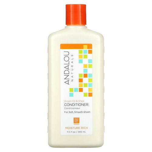 Andalou Naturals, кониционер с глубоким увлажнением, для придания волосам мягкости, гладкости и блеска, «Аргановое масло и масло ши», 340 мл (11,5 жидк. унций) #1