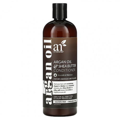 Artnaturals, кондиционер с аргановым маслом и маслом ши, для сухих, поврежденных и ломких волос, 473 мл (16 жидк. унций) #1