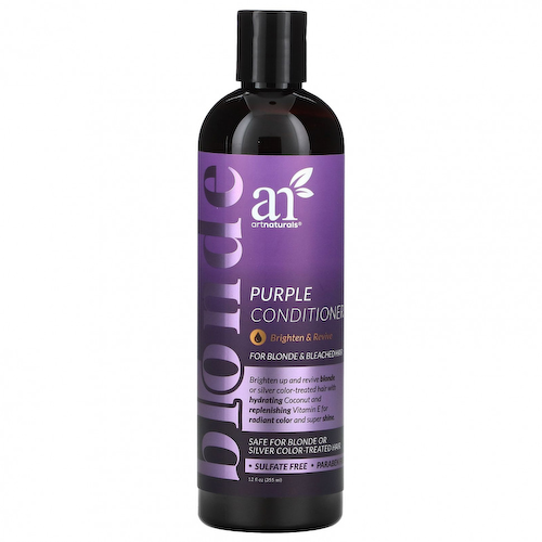 Artnaturals, Purple Conditioner, для светлых и обесцвеченных волос, 12 жидких унций (355 мл) #1