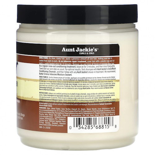 Aunt Jackie's Curls & Coils, Coco Repair, кондиционер для глубокого нанесения с кокосом, 426 г (15 унций) #1