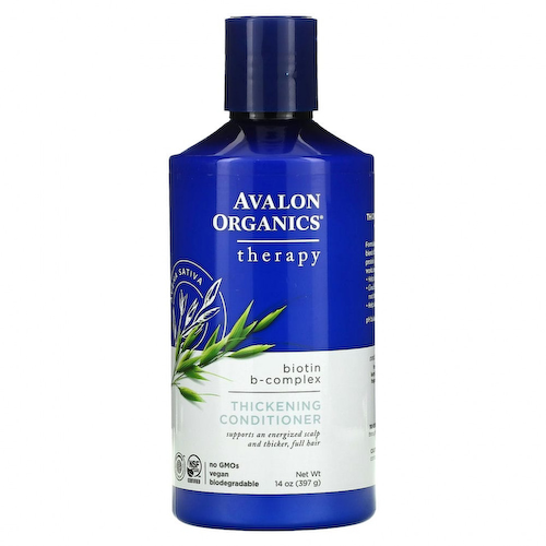 Avalon Organics, кондиционер для густоты волос, с биотином и В-комплексом, 397 г (14 унций) #1