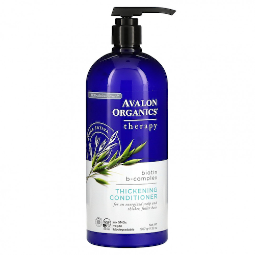 Avalon Organics, Кондиционер для утолщения, комплекс с биотином B, 907 г (32 унции) #1