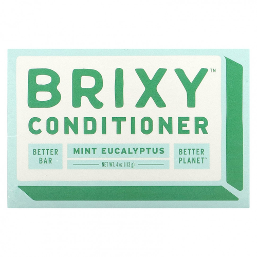 Brixy, Батончик-кондиционер, мята и эвкалипт, 1 шт., 113 г (4 унции) #1