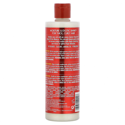 Creme Of Nature, Сертифицированное натуральное аргановое масло из Марокко, увлажняющий крем-кондиционер для совместного умывания, 354 мл (12 жидк. Унций) #1