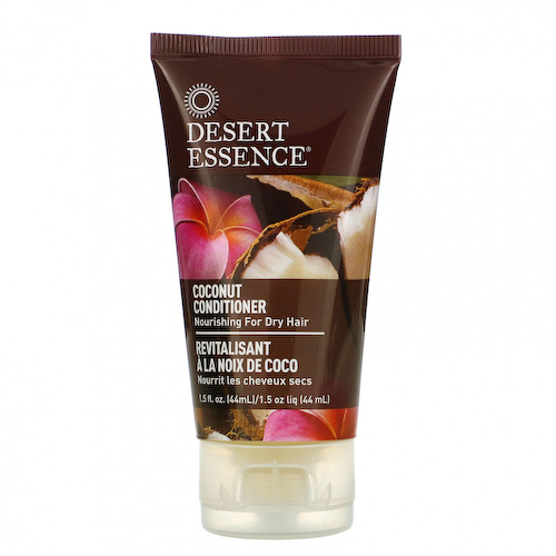 Desert Essence, Компактный размер, Кондиционер с кокосовым маслом, 1,5 жидкой унции (44 мл) #1