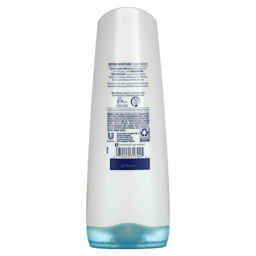 Dove, Nutritive Solutions, кислородный кондиционер, для тонких, плоских волос, 355 мл (12 жидк. Унций) #1