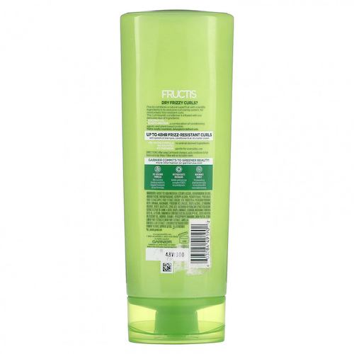 Garnier, Fructis, Curl Nourish, увлажняющий кондиционер для всех типов локонов, 354 мл (12 жидк. Унций) #1