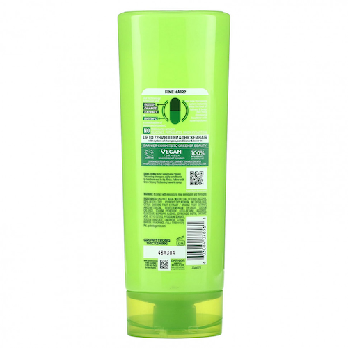 Garnier, Кондиционер для густоты волос, Grow Strong + биотин-C, 334 мл (11,3 жидк. Унции) #1
