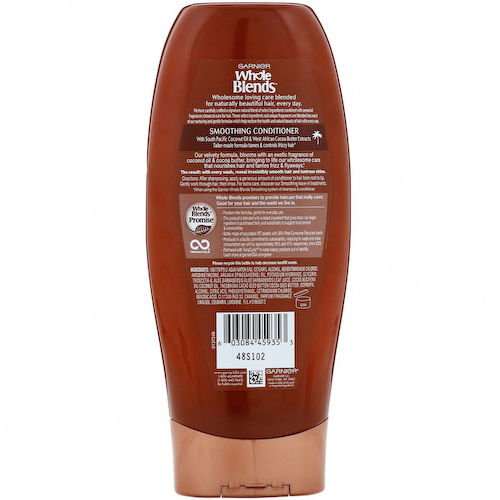 Garnier, Разглаживающий кондиционер Whole Blends, «Масла кокоса и какао», 370 мл #1
