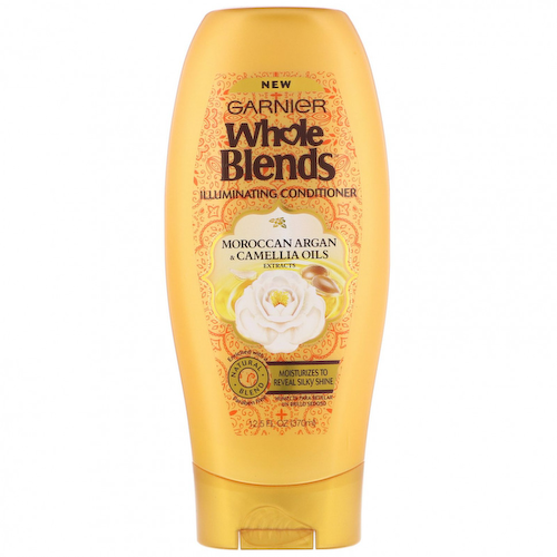 Garnier, Whole Blends, кондиционер для придания блеска, «Экстракты масел камелии и марокканской арганы», 370 мл #1