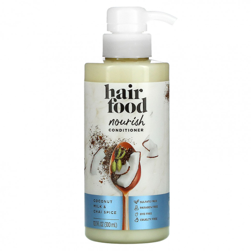 Hair Food, Nourish Conditioner, кондиционер с кокосовым молоком и пряностями для чая, 300 мл (10,1 жидк. Унции) #1