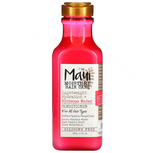 Maui Moisture, Hair Care, легкое увлажнение + кондиционер из воды из гибискуса, для всех типов волос, 385 мл (13 жидк. Унций) #1