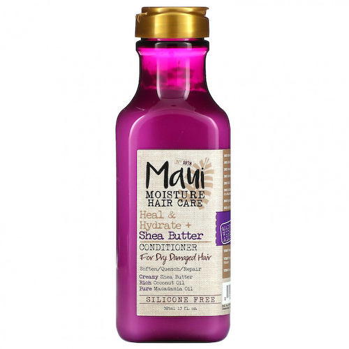 Maui Moisture, Heal & Hydrate + Shea Butter, кондиционер, для сухих, поврежденных волос, 385 мл (13 жидк. Унций) #1