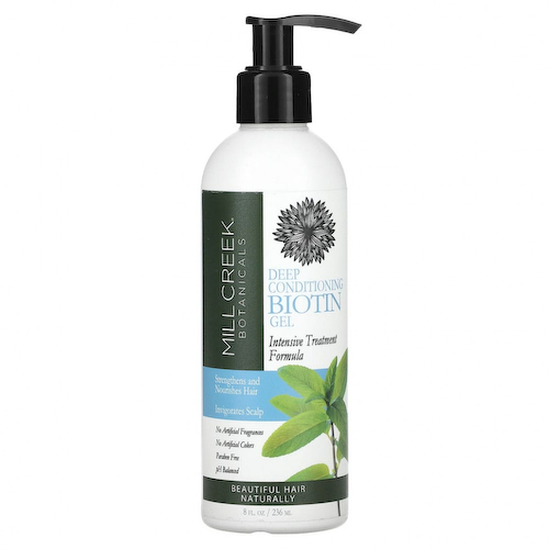 Mill Creek Botanicals, Биотиновый гель для глубокого кондиционирования, 236 мл (8 жидк. Унций) #1
