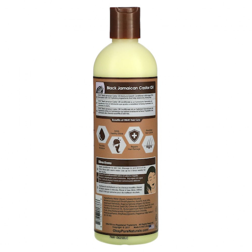 Okay Pure Naturals, Black Jamaican Castor Oil, черное ямайское касторовое масло, кондиционер, 355 мл (12 жидк. унций) #1