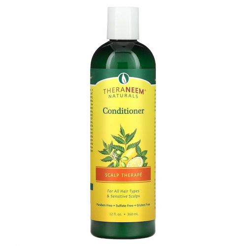 Organix South, TheraNeem Organix, кондиционер для кожи головы, Neem, лимон и мята 12 жидких унции (360 мл) #1