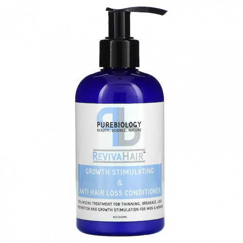 Pure Biology, RevivaHair, кондиционер для стимуляции роста волос и против выпадения волос, 240 мл (8 унций) #1