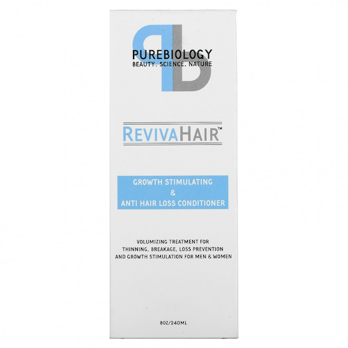 Pure Biology, RevivaHair, кондиционер для стимуляции роста волос и против выпадения волос, 240 мл (8 унций) #1