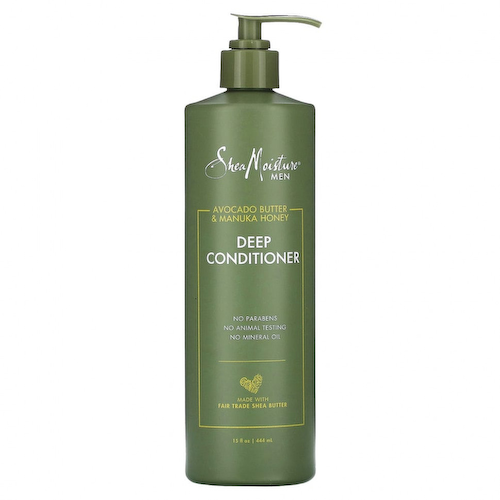 SheaMoisture, Для мужчин, кондиционер глубокого действия, масло авокадо и мед манука, 444 мл (15 жидк. Унций) #1
