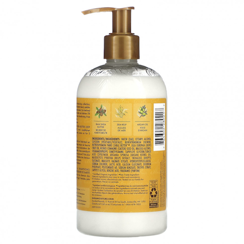 SheaMoisture, Кондиционер для глубокого увлажнения, для вьющихся и кудрявых волос, необработанное масло ши, 384 мл (13 жидк. Унций) #1