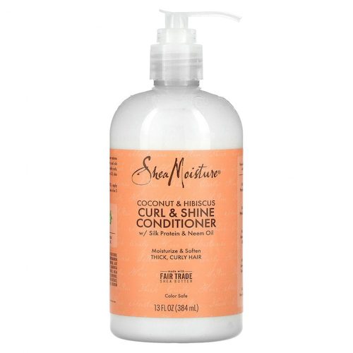 SheaMoisture, кондиционер для завивки и блеска, кокос и гибискус, 384 мл (13 жидких унций) #1