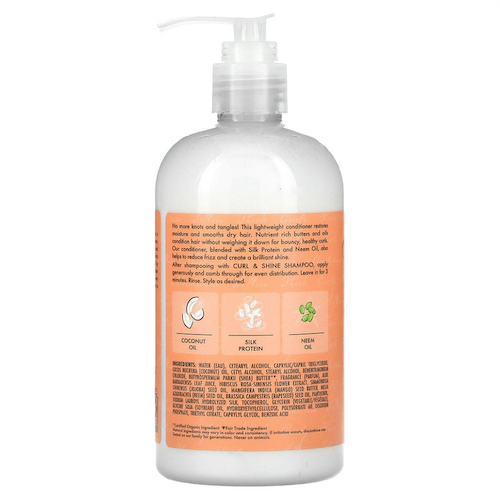 SheaMoisture, кондиционер для завивки и блеска, кокос и гибискус, 384 мл (13 жидких унций) #1
