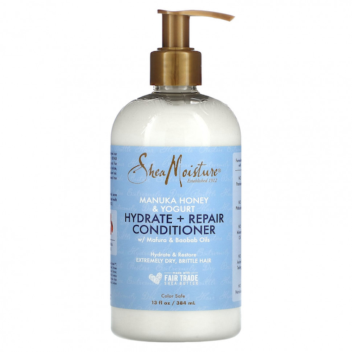 SheaMoisture, Manuka Honey & Yogurt, увлажняющий и восстанавливающий кондиционер, 384 мл (13 жидк. Унций) #1