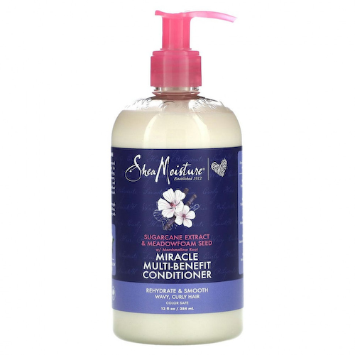 SheaMoisture, Miracle Multi-Benefit Conditioner, экстракт сахарного тростника и семена пенника лугового, 384 мл (13 жидк. Унций) #1