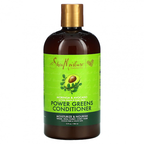 SheaMoisture, Power Greens, кондиционер, «Моринга и авокадо», 384 мл (13 жидк. унций) #1