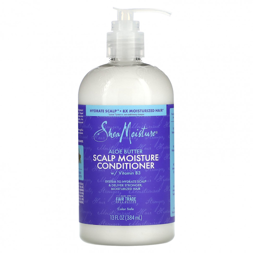 SheaMoisture, Увлажняющий кондиционер для кожи головы, масло алоэ, 384 мл (13 жидк. Унций) #1