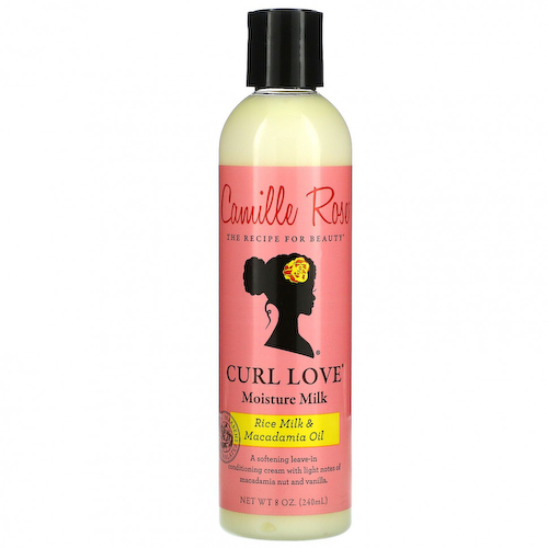 Camille Rose, Curl Love Moisture Milk, несмываемый кондиционер, рисовое молоко и масло макадамии, 240 мл (8 унций) #1