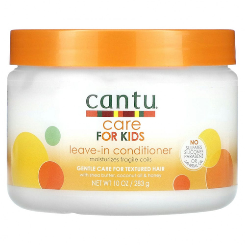 Cantu, Care For Kids, несмываемый кондиционер, деликатный уход за текстурированными волосами, 283 г (10 унций) #1