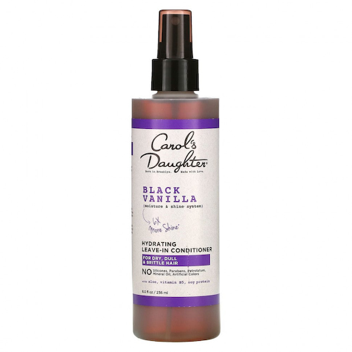 Carol's Daughter, Black Vanilla, Moisture & Shine System, Увлажняющий несмываемый кондиционер, для сухих, тусклых и ломких волос, 8 жидких унций (236 мл) #1