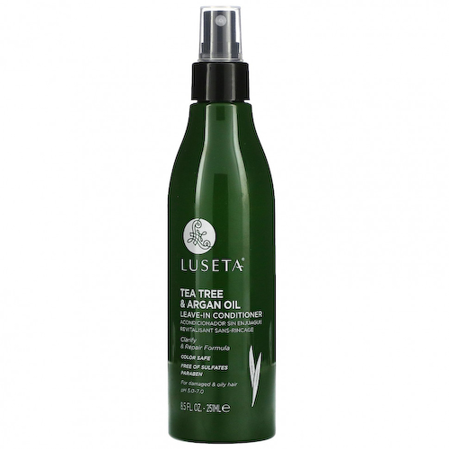 Luseta Beauty, Масло чайного дерева и арганы, несмываемый кондиционер, для поврежденных и жирных волос, 251 мл (8,5 жидк. Унции) #1