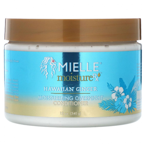 Mielle, Moisture RX, увлажняющий ночной кондиционер, гавайский имбирь, 340 г (12 унций) #1